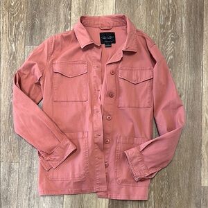 Sanctuary Coral Button-Up Jacket